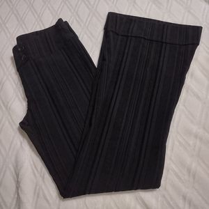 Dress flat pants Wet seal for women size L excellent condition striped very nice